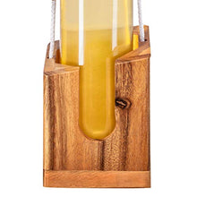 Zederello Puzzle bottiglia in legno pregiato, sicuro, scrigno, gioco di logica, cassaforte, confezione regalo per bottiglie di vino, enigma, rompicapo portabottiglia, complicato
