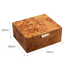 Liang Yu Scatola di sigari - Idratante umidificante Humidor for Box in Legno di Cedro Umido di Grande capacità Dimensioni: 270x228x15mm Cedro Spagnolo Contenitore di immagazzinaggio