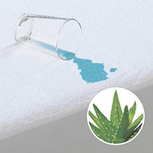 Tural - Coprimaterasso con trattamento con Aloe vera. Impermeabile e traspirante. Spugna 100% cotone. Matrimoniale 160x190/200 cm