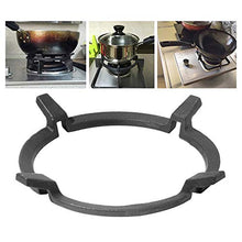 YTGH 1pc Black Wok Stand Ghisa Wok Pan Supporto Rack per bruciatori Piani Cottura a Gas Protettivo Fornelli Forniture da Cucina Accessori per Utensili