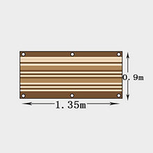 Rete ombreggiante per Balcone Esterno, Materiale in polietilene ad Alta densità, Finestra, Rete per Protezione Solare da Giardino, Isolamento, Ventilazione, Ombra per Cortile