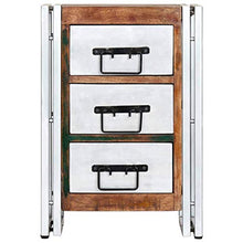 XHCP Cassettiera Credenza Comodino Cassettiera Armadietto in Legno massello di Abete 80x36x75 cm