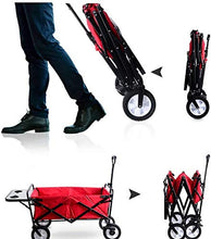 HJBH Pieghevole Outdoor Utility Wagon con la Tabella e la Coppa, Pieghevole Carrello a Mano Multifunzione Carrello Adatta for Il Campeggio Picnic Beach (Color : J)