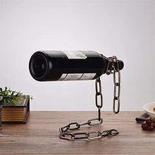 Classico Freestanding di vino Bottiglie di vino Rack Rack stand catene di ferro Metal Design Steel Cabinet Bottle Holder stand di immagazzinaggio Organizzatore controsoffitto decorazioni mensola for l