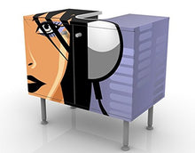 Apalis Mobile per lavabo Design DJane Spicy 60x55x35cm, Basso, Larghezza: 60cm, Regolabile, mobiletto da lavandino, lavandino, mobiletto da lavabo, lavabo, mobiletto, Bagno, Bagnetto, Mobile da Bagno