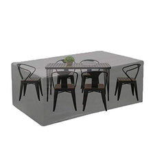 Copertura protettiva impermeabile rettangolare da giardino Copertura Mobili per tavoli da giardino Set mobili sicuro e affidabile