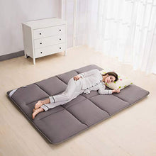 Pieghevole Materasso Tatami Stuoie Bed Ground Materasso Letto Futon Matrimoniale Dormitori Campeggio Firm Cotone Futon Portatile Fodera/Blue / 180x200cm