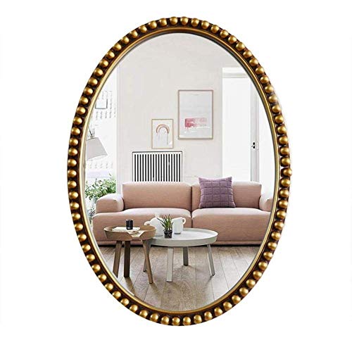 Specchio smussato Specchio da Parete Specchio da Trucco per Bagno Specchio da Barba Leggero Specchio da Doccia a Prova di umidità Specchio da Trucco Decorativo per la casa per Camera da Letto Livi