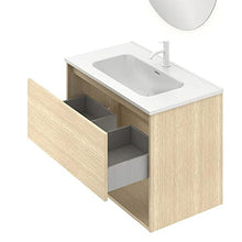 Amizuva Niwa Mobile da bagno, in legno, 80 cm, 3 pezzi