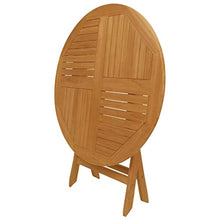 SKM Set da Pranzo da Giardino 5 pz in Legno Massello di Teak (39.1kg)
