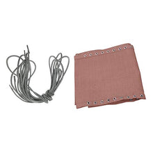 F Fityle 4 PCS Cavo Elastico 1,35 M + 2 M + 1 Pc di Stoffa Intrecciata 160x43cm Set di Accessori per Sedia Reclinabile Resistente - caffè