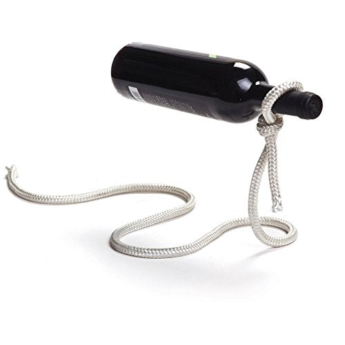 Porta bottiglie magico a corda lasso mantiene la bottiglia di vino in sospensione portabottiglie