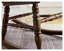 XinQing-Sedia a Dondolo American Country Doccia Sedia a Dondolo Poltrona Schienale in Legno massello per Riposo Pigro, Adatto per Ufficio, Camera da Letto, Studio, Giardino 57x81x105