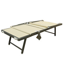 Lettino mare stabilimento spiaggia in alluminio,viti INOX 190x70xh40/90cm sdraio (ECRU')