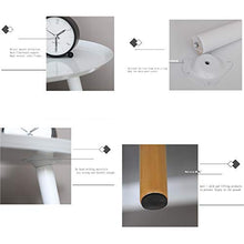 Jeriehouse Tavolino in Metallo, Tavolo da Vassoio Impermeabile all'aperto con Gambe in Legno massello per Soggiorno, Camera da Letto, Balcone, Ufficio e Patio, Facile da Montare