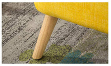 LYQZ Semplice Divano Singolo Tessuto Posteriore Sedia Divano Pigro Camera da Letto Soggiorno Ufficio Tempo Libero Comodo Sedile 77 × 52 cm (Color : Flower)