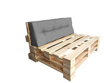 haus & garten - Set di cuscini Roma trapuntati per pallet, per seduta e schienale, a taglio obliquo, ideali per giardino, interni ed esterni