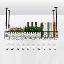 ZLJ Scaffale per Bicchieri da Vino Scaffale per Bicchieri da Vino Portabicchieri per Champagne Portabottiglie per Bicchieri (Dimensioni: 120 * 25 cm)