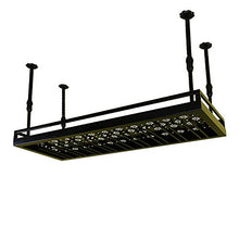 JHGJBJ Appesa Vino Rack Metallo, Ferro Battuto Regolabile in Altezza Titolare Calice Soffitto Appeso, Scaffale con Recinzione (Size : 50x35cm)