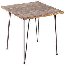 Indhouse - Tavolo stile industriale da ristorante di design Loft in metallo e legno Chicago