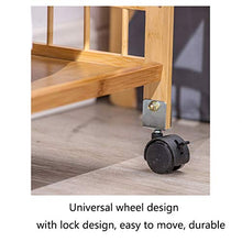 Comodini Bamboo Comodino con cassetto dell'organizzatore Governo di immagazzinaggio Modo Mini scrittorio della Tabella da Letto Comodino con puleggia Mobili Creativo Comodini Letto