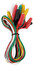 SaySure - 1set 10pcs Test Leads Alligator Double-Ended Crocodile