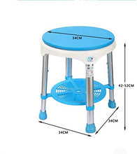 TUHFG Sgabello per Doccia Sgabello Doccia in Lega di Alluminio Bagno 360 Gradi Sedia da Bagno Rotante Antico Antiscivolo Sgabello Doccia Donne Incinte Carico Massimo 100kg Sedia da Bagno 100kg