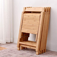 JCXOZ-Sedia Pieghevole Outdoor Hardwood Sedia Pieghevole, Sgabello Finitura in Legno Naturale Giardino Camping Beach for la casa