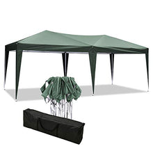 YUEBO Gazebo 6x3 Impermeabile Gazebo Pieghevole Professionale Gazebo Impermeabile con pareti Tenda Gazebo Campeggio Tendone per Feste, Verde