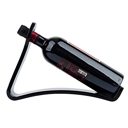 KPOON Portabottiglie per Vino Espositore da Tavolo Acrilico da appoggio monoblocco da Tavolo di Moda 1 espositore da appoggio per Porta Bottiglie di Vino Bottels Portabottiglie