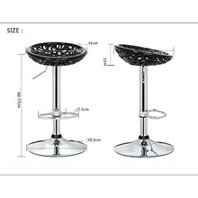 PULLEY-V - Sedia girevole per bar, alla moda, per la bellezza, per lo schienale e lo schienale della sedia da bar rotondo