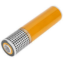 Exquisite Cigar Humidor, porta sigari da viaggio per la casa, parenti amici per l'idratazione del sigaro(yellow)