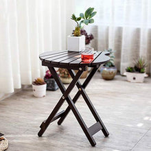 FGDSA Tavolini finali Tavolo Pieghevole in Legno massello Balcone per la casa Tavolo Quadrato Piccolo Decorazione da Giardino Tavolino Scrivania Tavolo da Picnic Portatile da Esterno