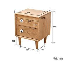 GXT WGZ- Comodino Camera Locker, Camera da Letto Comodino, Soggiorno Locker, Living Room Divano Fianco del Mobile (Color : Wood Color)