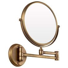 BEI&YANG Specchio per Toeletta da Bagno Specchio da Bagno Pieghevole Specchio Telescopico A Parete Bifacciale da Parete con Ingrandimento Antico