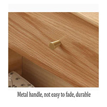 GXT WGZ- Comodino Camera Locker, Camera da Letto Comodino, Soggiorno Locker, Living Room Divano Fianco del Mobile (Color : Wood Color)