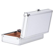 Taidda humidor, Custodia per sigari custodia in alluminio rivestita di cedro per sigari con custodia in umido di cedro Scatola regalo portatile per viaggi di famiglia all'aperto
