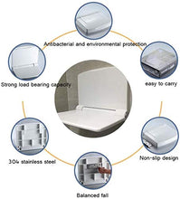 Bath Chair Ingresso Wall Hanging Chair Parete Hidden igienici Vasca da Bagno Sedile Pieghevole Doccia Sgabello Scarpe Cambiare Sedile Sicurezza