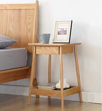 MMWYC Comodino Mobili Tutto Legno Massiccio Quercia Locker Hidden cassetto di immagazzinaggio 41 * 41 * 61 Centimetri Bella Cabinet Piccolo Comodino