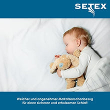 SETEX, Molton, coprimaterasso, con Elastico agli Angoli, di Colore Bianco, 1308, Cotone, Bianco, 180 x 200 cm