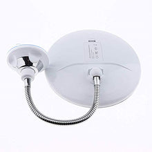 Specchio per Trucco,Specchio da Bagno,Cosmetico, Specchio per il trucco flessibile a collo d'oca 10 X Specchio ingranditore a LED per ingrandimento, Specchio per il trucco del bagno con una coppa di a