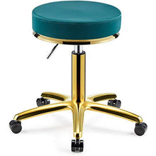 Sgabello da Barbiere Nordic Golden Beauty Sgabello, Sgabello per Trucco Creativo in Acciaio Inossidabile Sgabello per Manicure Sgabello Girevole a 360 ° per Camera da Letto Sedia p