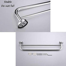 Portasciugamano HXF- Portasalviette Bagno toletta tovagliolo Ferroviario Appendiabiti WC WC (60cm) Robusto