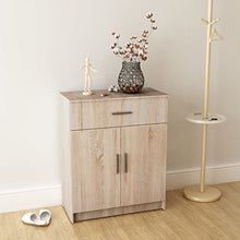 Tidyard Credenza in Truciolato Rovere,Credenza Moderna di Robusta e Durevole, Design Unico e Elegante71x35x88 cm