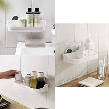 ZCY Mensola da Bagno Accessori da Bagno a Parete Autoadesiva Impermeabile Salva Spazio per la Cucina del Bagno
