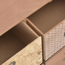 vidaXL Credenza con 5 Cassetti Decorativa in MDF Elegante Robusta Moderna Armadietto Cassettiera in MDF Marrone 60x30x78 cm
