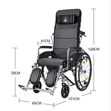 Sedie A Rotelle per Sedia A Rotelle, Schienale per Sedia Medica Sedile Pieghevole Portatile 150 kg Portante 47 45 Cm Sedile Staccabile da Scrivania Comodino, Anziani Disabili, Nero A