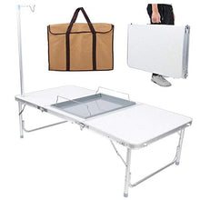 KUIDAMOS Forniture di mobili Resistenti e Antiscivolo Tavolo Pieghevole per Esterni, per Barbecue