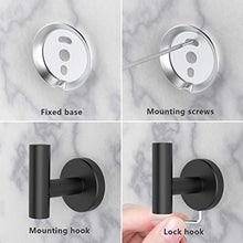 BOLANA 2 Pezzi Ganci Appendiabiti in Acciaio Inox Ganci Appendi Accappatoio Bagno Ganci Appendiabiti da Parete a Vite Ganci Cucina da Muro Viti Impermeabile per Cucina Bagno