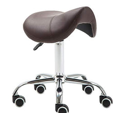 Sedia A Sella Stool - Sgabello Idraulico con Poggia-Piede E Ruote – Ridurre L'altezza della Pressione Regolabile Migliorare La Postura Durante La Seduta